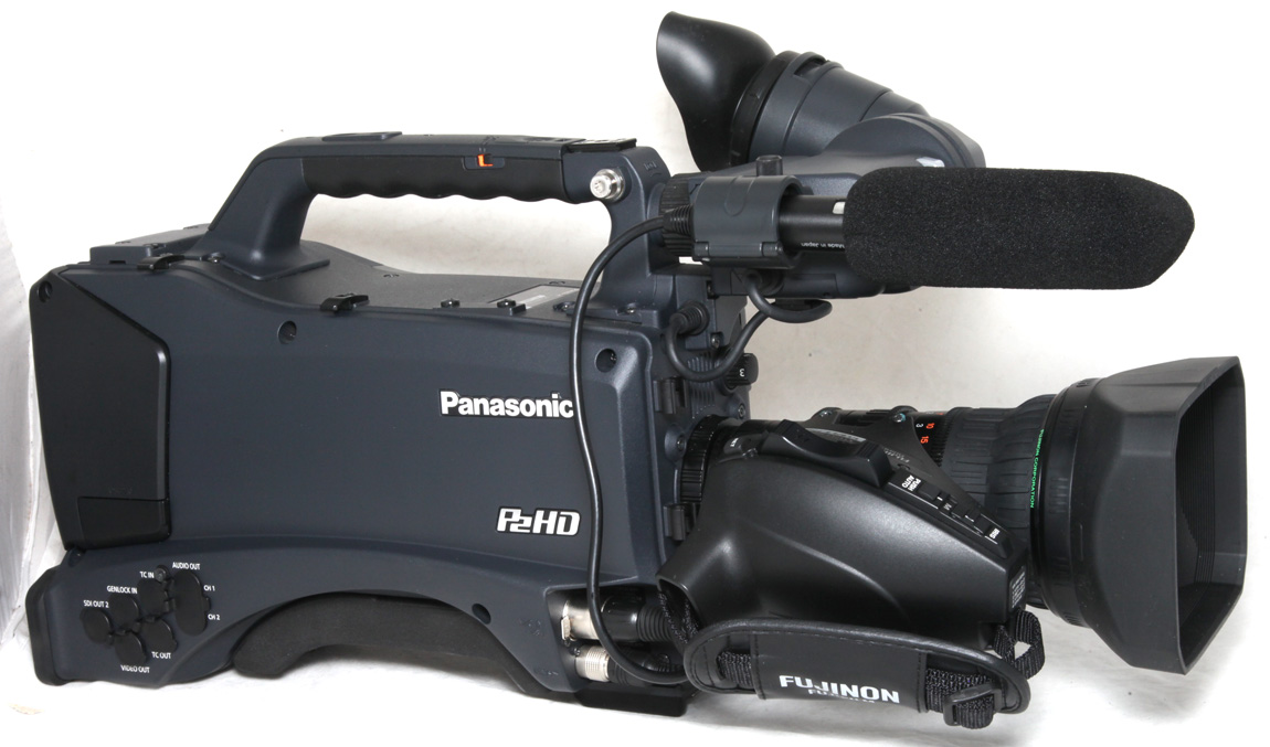 Panasonic AG-HPX370P P2 HD P2HD TV VIDEO Camera, Fujinon XT17X4.5BR-K14 ...