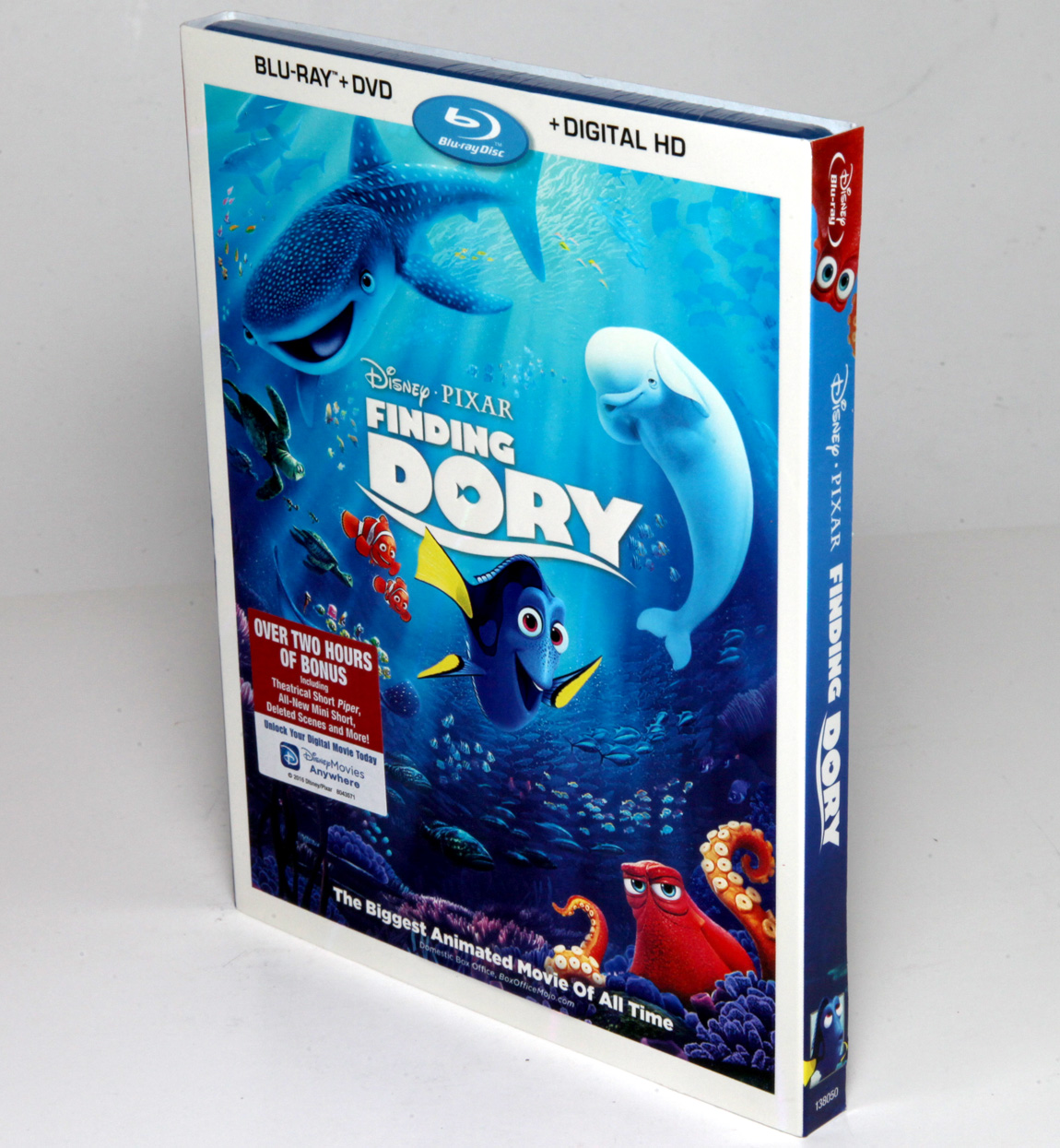 New 2016 Finding Dory Animation Movie by Disney Pixar Blu-Ray + DVD ...